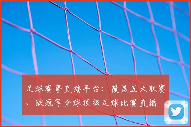 足球赛事直播平台：覆盖五大联赛、欧冠等全球顶级足球比赛直播